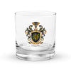 Griffith Family Crest Rocks Glass
