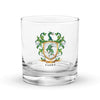 Guidet Family Crest Rocks Glass