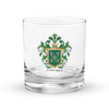 Gutierrez Family Crest Rocks Glass