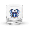 Holland Family Crest Rocks Glass