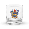 Holt Family Crest Rocks Glass