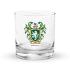 Homes Family Crest Rocks Glass