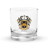 Hopkins Family Crest Rocks Glass