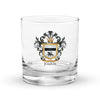 Jordan Family Crest Rocks Glass - Irish origin
