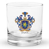 Jordan Family Crest Rocks Glass - English origin
