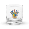 Kenny Family Crest Rocks Glass