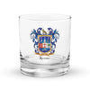 Keane Family Crest Rocks Glass