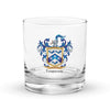 Larmour Family Crest Rocks Glass
