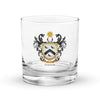 Lawson Family Crest Rocks Glass
