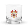 Leary Family Crest Rocks Glass
