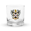 Little Family Crest Rocks Glass