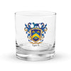 Lynch Family Crest Rocks Glass