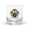 Magee Family Crest Rocks Glass - Scots-Irish origin