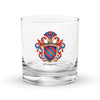 Marquez Family Crest Rocks Glass