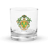 McClary Family Crest Rocks Glass