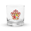 McGrath Family Crest Rocks Glass
