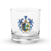 Meyer Family Crest Rocks Glass
