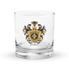 Muller Family Crest Rocks Glass