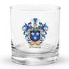 Murray Family Crest Rocks Glass - Scottish origin