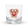 O'Dempsey Family Crest Rocks Glass