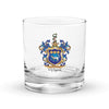 O'Flynn Family Crest Rocks Glass