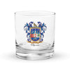 O'Keane Family Crest Rocks Glass