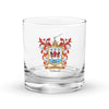 O'Neal Family Crest Rocks Glass