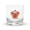 O'Ryan Family Crest Rocks Glass