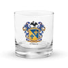 O'Shea Family Crest Rocks Glass