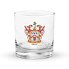 Oliver Family Crest Rocks Glass
