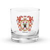 Olson Family Crest Rocks Glass