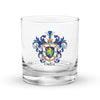 Ortiz Family Crest Rocks Glass