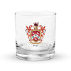 Page Family Crest Rocks Glass