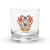 Perkins Family Crest Rocks Glass