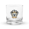 Ramsey Family Crest Rocks Glass