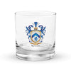 Richards Family Crest Rocks Glass