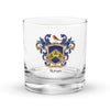 Robyn Family Crest Rocks Glass