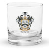 Rodgers Family Crest Rocks Glass