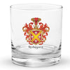 Rodriguez Family Crest Rocks Glass