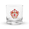 Rossi Family Crest Rocks Glass