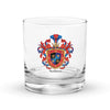 Salinas Family Crest Rocks Glass