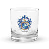 Santiago Family Crest Rocks Glass