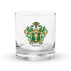 Schneider Family Crest Rocks Glass