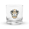 Schults Family Crest Rocks Glass
