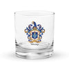 Sharp Family Crest Rocks Glass