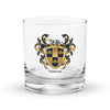 Simon Family Crest Rocks Glass