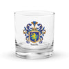 Smith Family Crest Rocks Glass - Germanic origin