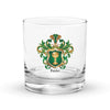 Snyder Family Crest Rocks Glass