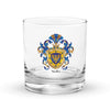 Soto Family Crest Rocks Glass