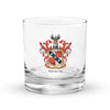 Spencer Family Crest Rocks Glass